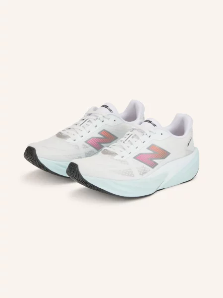 New Balance Běžecké Boty Fuelcell Rebel v5 / šedá / červená bílá
