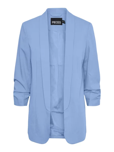 PIECES Sacou deschis albastru