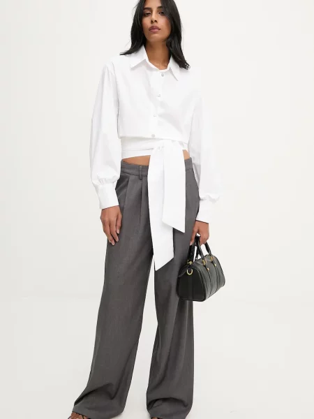 Классическая ошейниковый рубашка Answear.lab белая