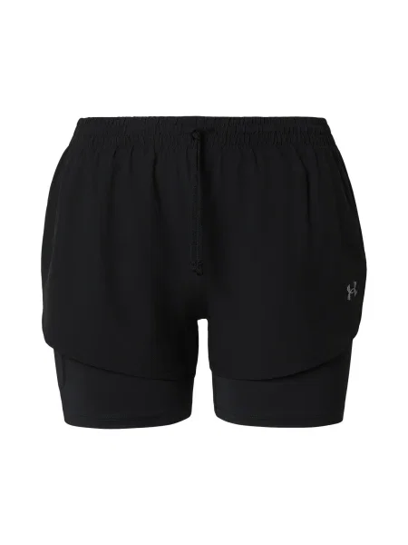 UNDER ARMOUR Sportinės kelnės Velociti Pro juoda balta