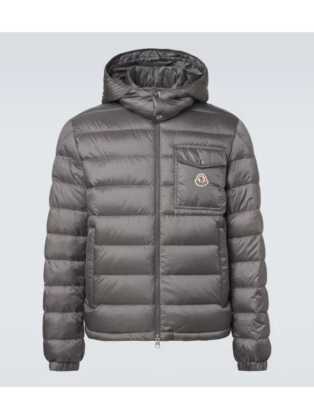 Geacă cu puf Moncler gri