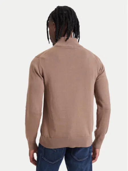 G-Star Pulover Refined Temno bež