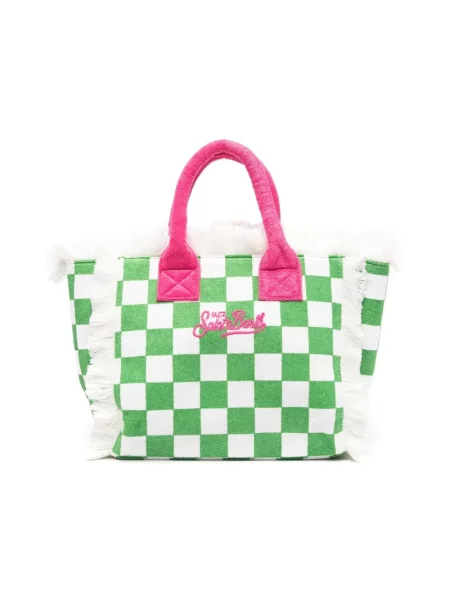 Τσάντα shopper Mc2 Saint Barth πράσινο