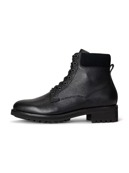 Polo Ralph Lauren ghete de piele Bryson Md Fd Boots negru