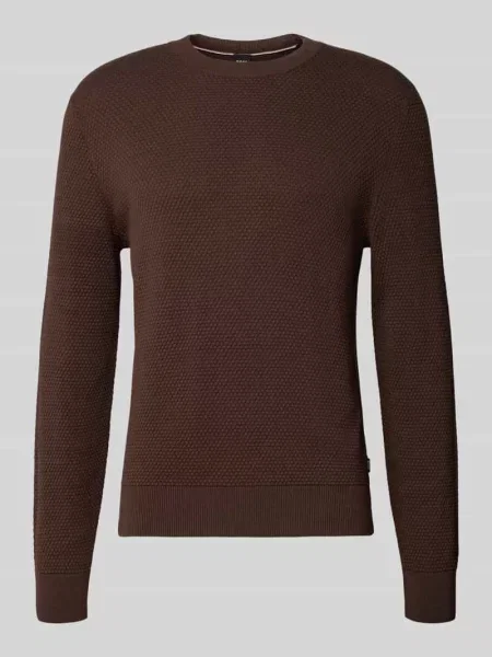 Sweter w kroju regular fit z czystej bawełny model Lalex' Boss