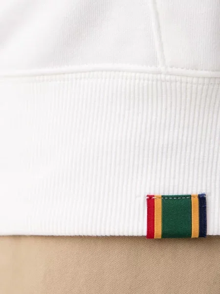 Férfi tenisz pulóver Nike Court Dri-Fit Heritage French Terry Hoodie white/black. Méret: S fehér