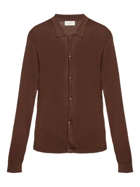 Kardigan Officine Generale brązowy