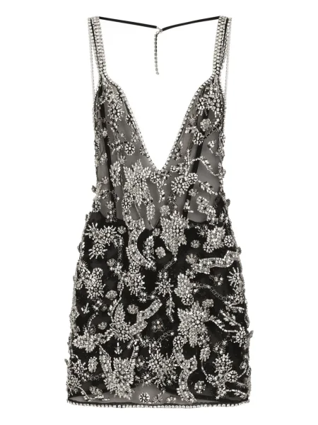 Rochie mini Dolce & Gabbana transparente de costum negru