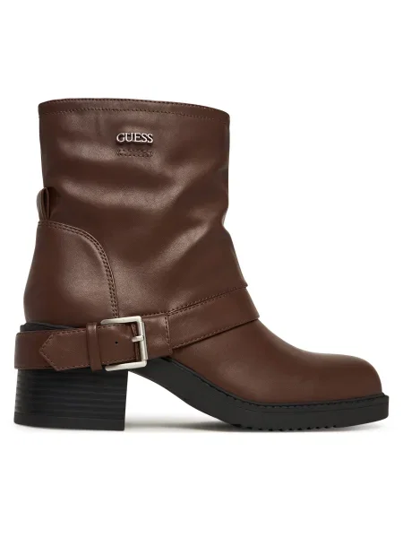Členková obuv Guess FLFIJI hnedá