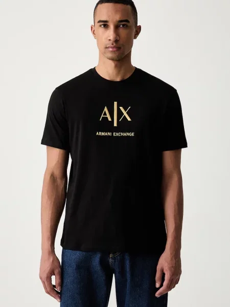 Armani Exchange Tricou negru