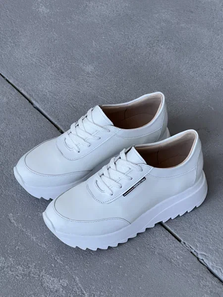 Шкіряні Кросівки INNOE Кросовки білий