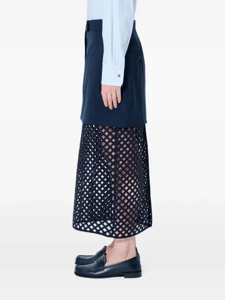 Fustă midi Max Mara albastru