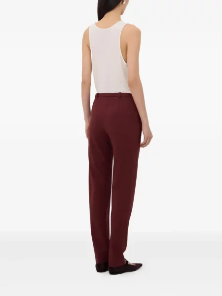 Pantaloni Loulou De Saison roșu