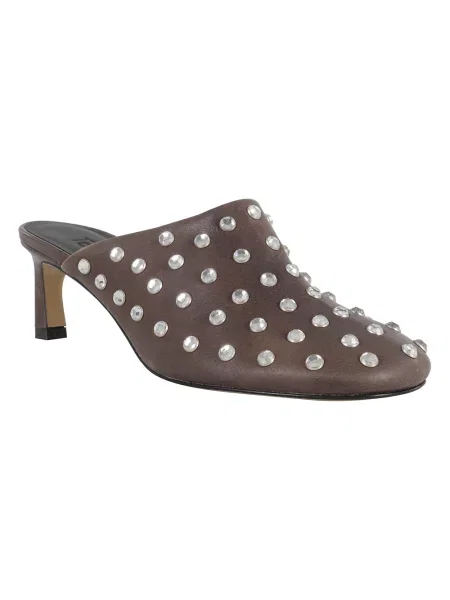 Klapki Tela brązowe