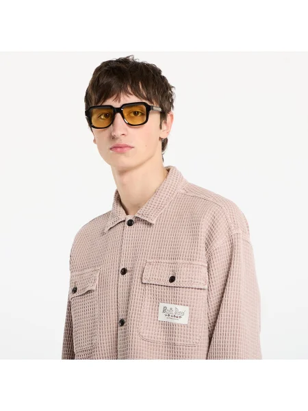 Cămașă Brain Dead Waffle Button Front Shirt Sand M