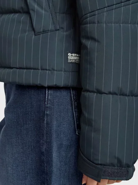 Смугаста куртка G-star Raw синя