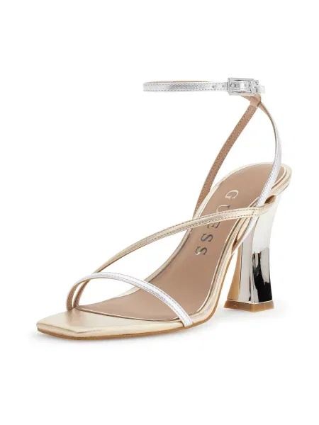 GUESS Sandale cu baretă Radory auriu / argintiu