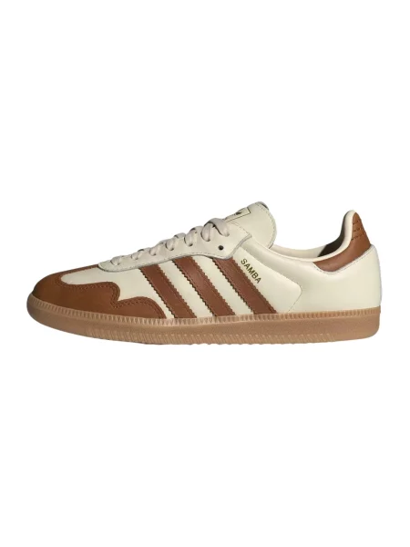 Sneakersy Adidas Samba skórzane brązowe