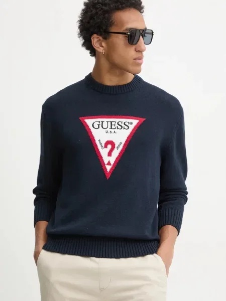 Guess Jeans πουλόβερ μπλε