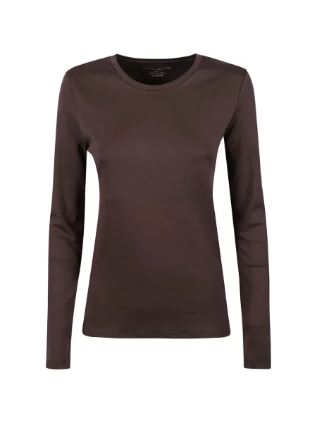Lung tricou Majestic Filatures maro