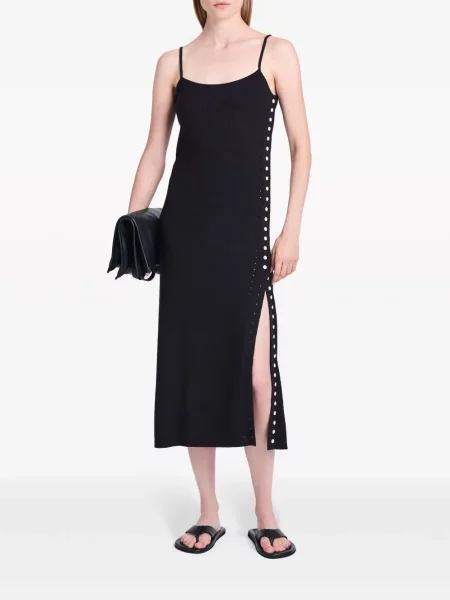 Kostiumas buklė midi suknelė Proenza Schouler White Label iki kelių balta