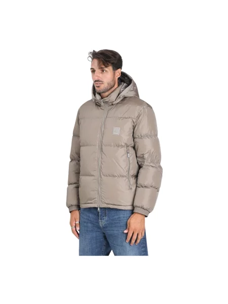 Kurtka puchowa Armani Exchange beżowa