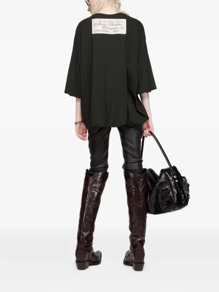 Tricou Acne Studios cu imagine negru