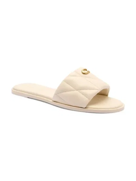 Coach De piele șlapi HOLLY bej
