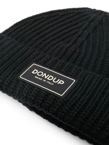Czapka Dondup z logo czarna
