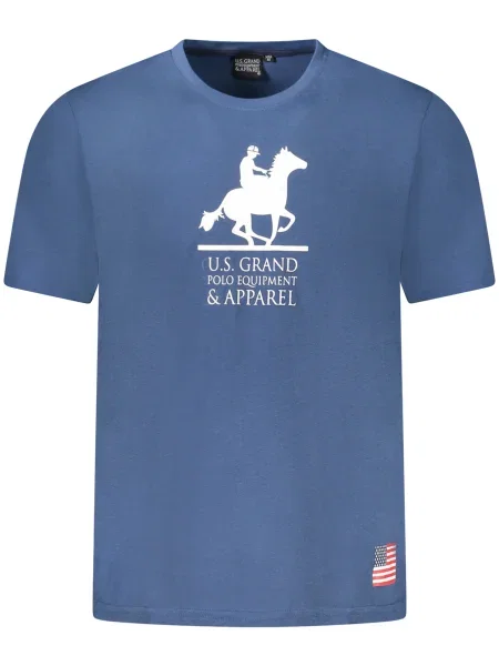 Polo U.s. Grand Polo cu mâneci scurte albastru