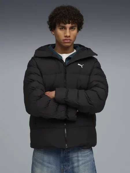 Куртка Puma с капюшоном черная