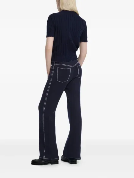 Tricou Barrie tricotate albastru