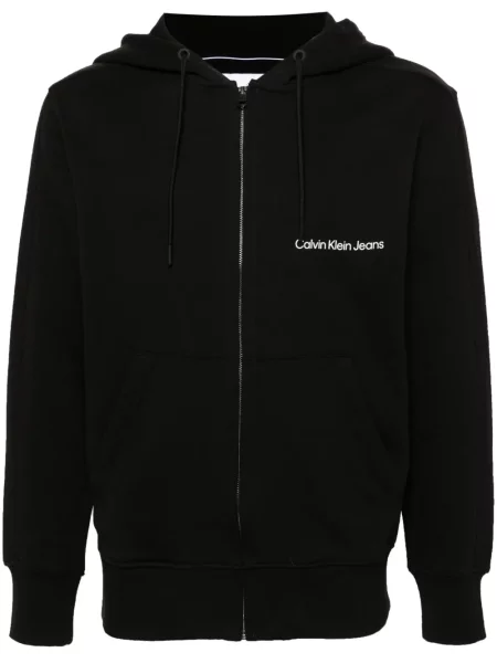 Majica s kapuljačom Calvin Klein Jeans s printom