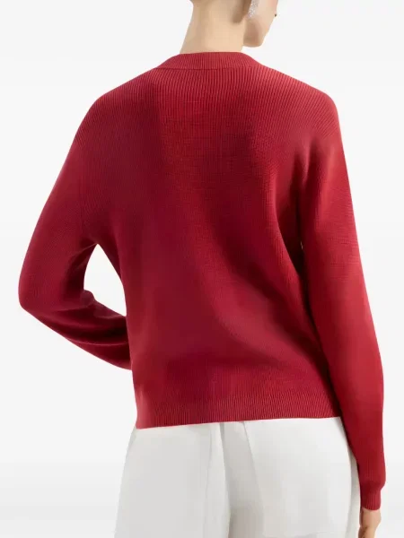 Cardigan Brunello Cucinelli tricotate roșu