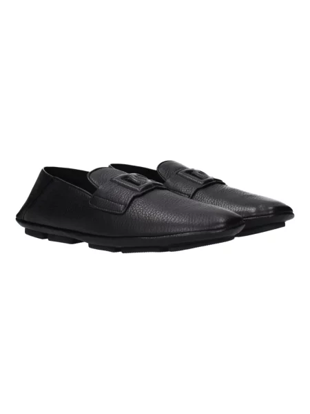 Półbuty Dolce And Gabbana skórzane czarne