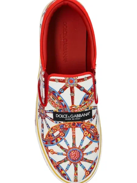 Sneakerși Dolce & Gabbana cu imagine alb