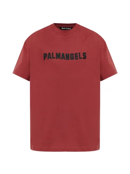 Tricou Palm Angels cu imagine roșu
