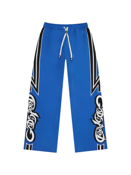 Běžecké stahovací šňůrka kalhoty Godspeed modré