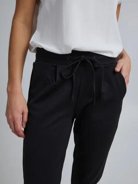 ICHI Pantaloni KATE' negru