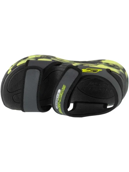 Sandále Skechers sivá