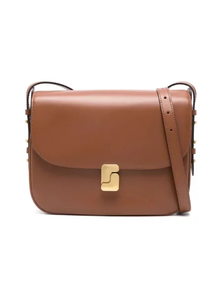 Maksi torebka Soeur elegancka brązowa