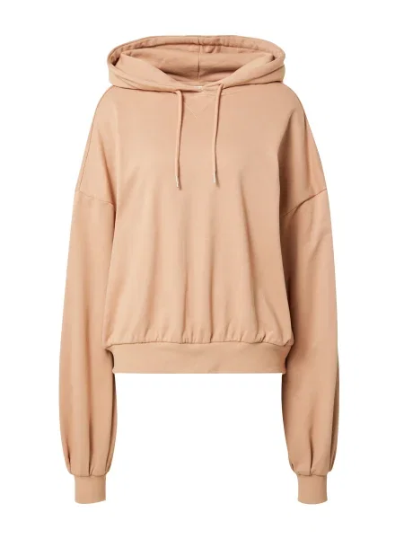 Frotir pulover Urban Classics z jantarjem roza