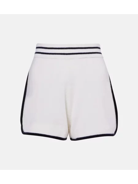 Kratke hlače Jardin Des Orangers iz kašmirja bela