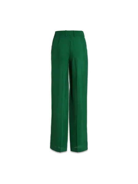 Szerokie spodnie Mantu zielone