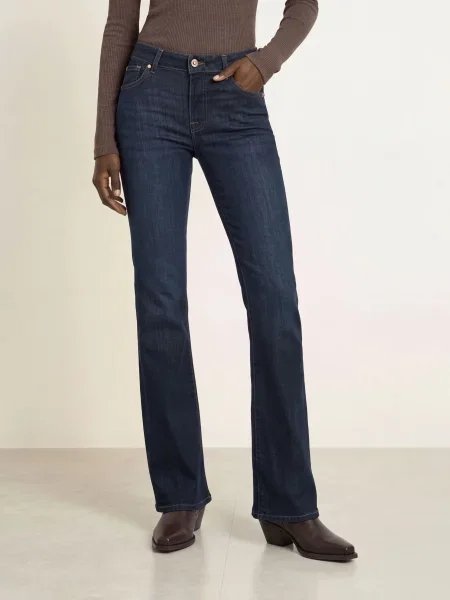 7 For All Mankind Bootcut Džíny The Leggy Bootcut dark blue modré