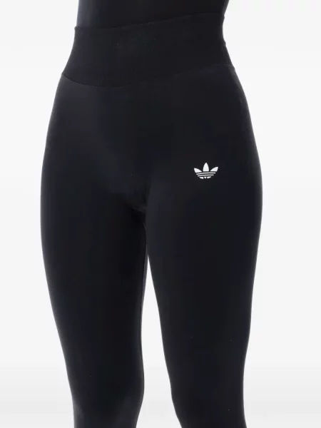 Leggings Adidas cu imagine negru