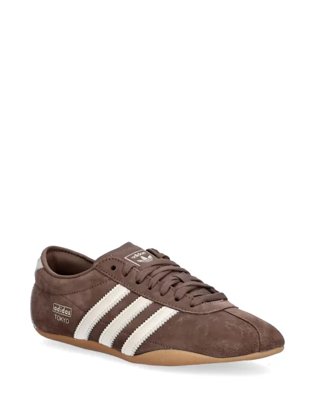 Sneakerși Adidas Gazelle cu dungi cu broderie verde