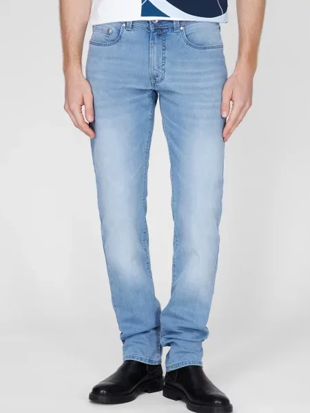 Завужені джинси Pierre Cardin бавовна/еластан блакитний