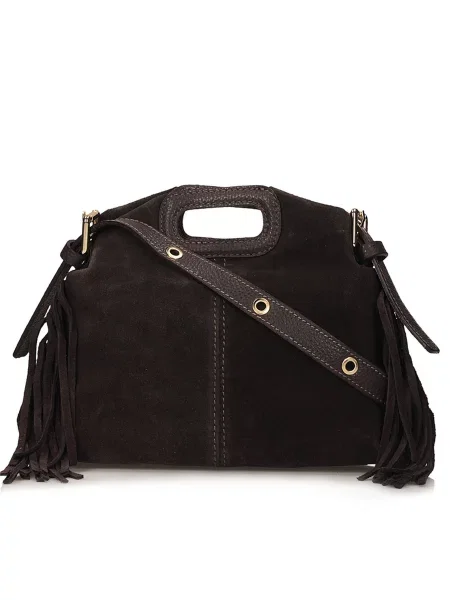 Замшевая сумка Toscanio коричневая