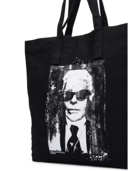 Karl Lagerfeld Jeans Ročna torba črna